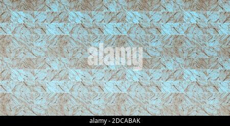 Background image showing a surface with the texture of marble on ceramic tiles in blue tones Stock Photo