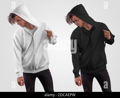 Download Blank sweatshirt mock up, front, and back view, isolated ...