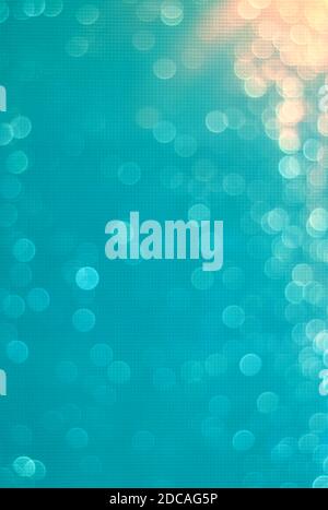 Vertical Image of Abstract Blurred Aqua Blue Lighting Background Stock Photo