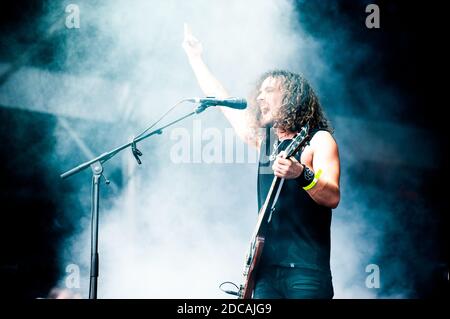 Raveneye Oli Brown Live in Concert Stock Photo