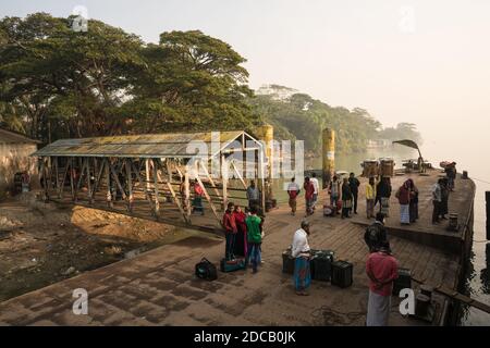 Sundarbans Pier Stock Photo