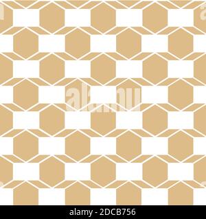 Vector seamless geometric pattern. Browm pastel color Stock Vector