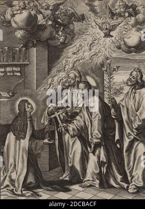 The Vision of St. Theresa, 1570-1604. Stock Photo