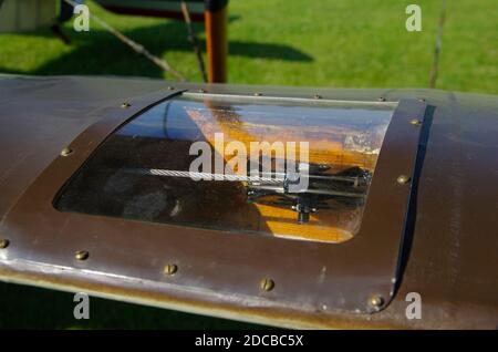 Sopwith Triplane N6290, G-BOCK at Shuttleworth Collection, Old Warden Stock Photo