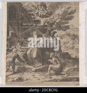 The Adoration of the Shepherds, 1569. Stock Photo