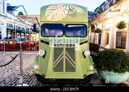 Classic 60's Citroen Van London UK Stock Photo