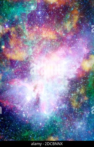 extrasolar nebula or science fiction space Stock Photo