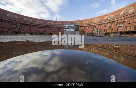 Nuremberg, Germany. 20th Nov, 2020. View of the inner walls of the Congress Hall on the former Nazi Party Rally Grounds. Credit: Daniel Karmann/dpa/Alamy Live News Stock Photo