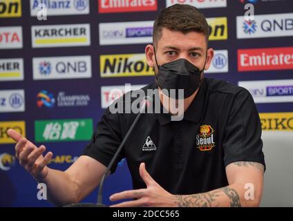 Doha Qatar. 20th Nov 2020. FC Seoul s Osmar Barba attends a