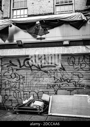 Camden high street during lockdown, Camden town, london, england Stock ...