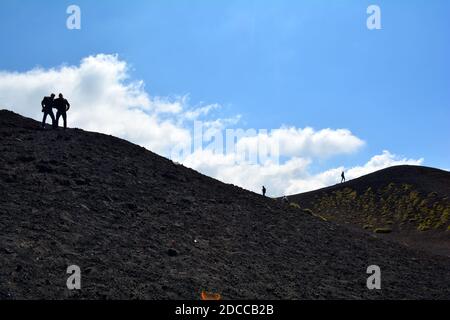 Mount Etna near Catania, Sicily Stock Photo