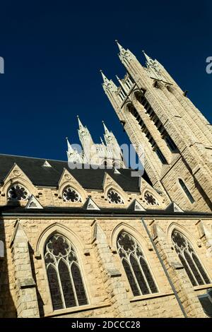 Basilica of our Lady Immaculate Catholic Church elaborate Gothic Revival-style church dedicated in 1883. Guelph Ontario Canada. Stock Photo