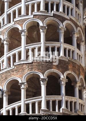 Beautiful tower palazzo contarini in Venice in Italy