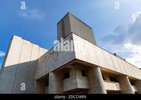 Kyiv, Ukraine - Sep 29, 2019: Building of Vernadsky National Library of Ukraine. Vernadsky National Library of Ukraine is the main academic library an Stock Photo