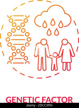 Genetic factor concept icon Stock Vector Image & Art - Alamy