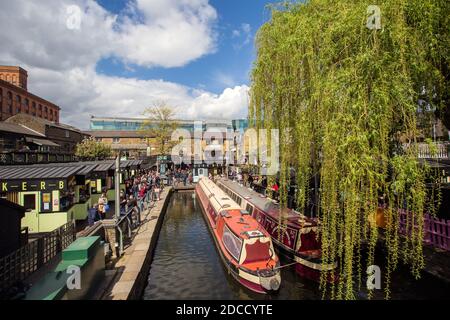 Great Britain / England /London / Regent Canal near Camden Market Stock Photo