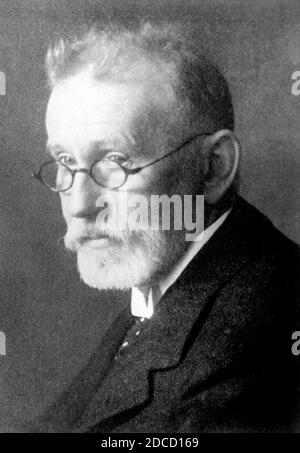 Paul Ehrlich, German Immunologist Stock Photo