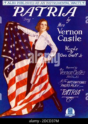 Irene Castle, American Dancer Stock Photo