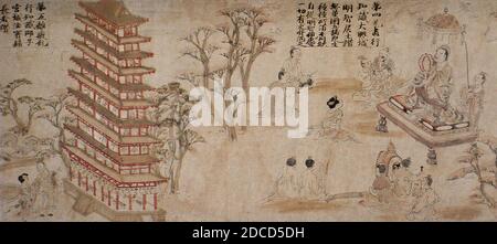 Kegon gojugo sho e Todaiji Stock Photo Alamy
