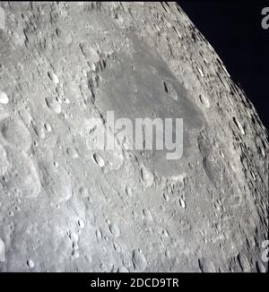 The Moon, Mare Moscoviense Stock Photo