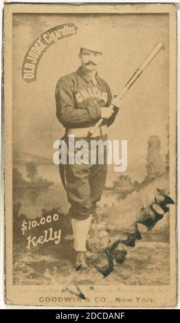 King Kelly, Chicago White Stockings, baseball card portrait Stock Photo