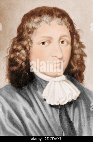 Baruch Spinoza, Philosopher Stock Photo