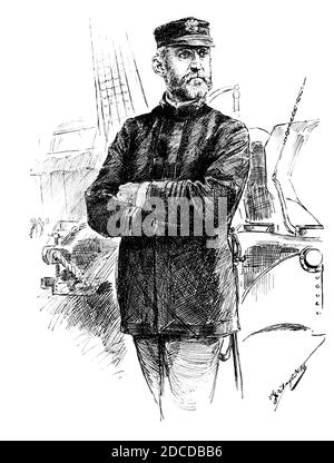 Alfred Thayer Mahan, USN Officer and Histrorian Stock Photo