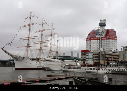 Lilla Bommen Marina in Gothenburg Stock Photo