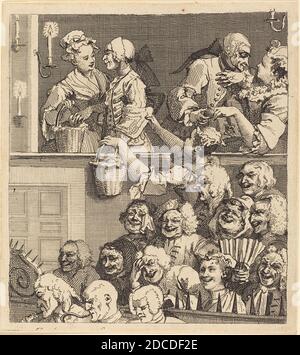 William Hogarth, (artist), English, 1697 - 1764, The Laughing Audience, 1733, etching