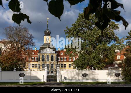 10-29-2020 Leipzig; Saxony; Germany; The 'Gohliser Schlößchen', the summer residence of the Leipzig merchant in the Gohlis district Stock Photo