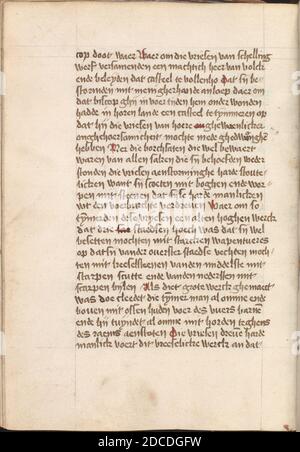 Kattendijkekroniek (ca. 1491) - KB KW 1900 A 008, folium 287v. Stock Photo