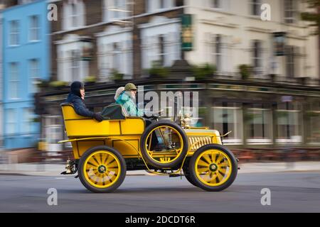 London to Brighton Veteran Car Run, the world's longest running motoring event Stock Photo