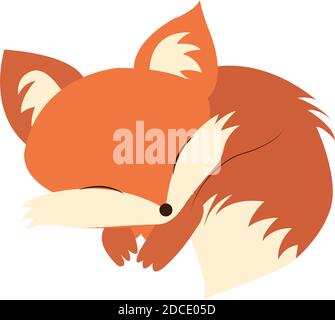 Head Of Cute Fox Baby Kawaii Style Vector Illustration Design Stock Vector Image Art Alamy