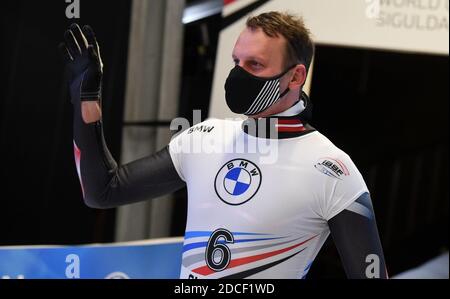 Sigulda, Latvia. 20th Nov, 2020. Endija Terauda of Latvia competes