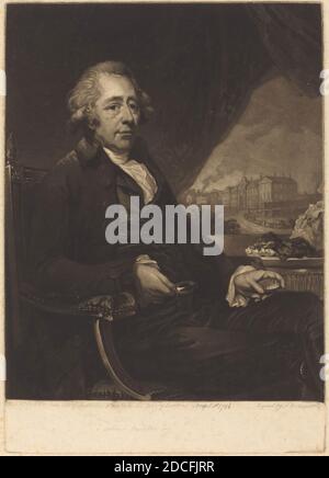 Samuel William Reynolds I, (artist), British, 1773 - 1835, Matthew Boulton, F.R.S., mezzotint Stock Photo