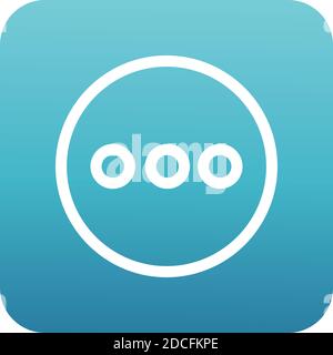 menu options interface block gradient style icon vector illustration design Stock Vector
