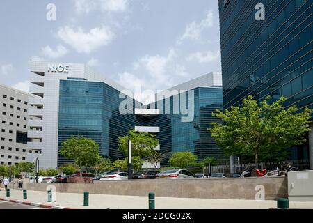 Israel. Tel Aviv. 15 APRIL 2015. Great knowledge and view of the business center NICE Stock Photo