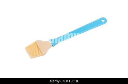 Silicone culinary brush isolated on white background Stock Photo