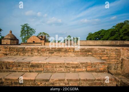 Talatal Ghar, Talatal Ghar is located in Rangpur, Sivasagar, Assam. Grandest examples of Tai Ahom architecture Stock Photo