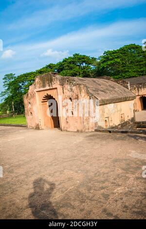 Talatal Ghar, Talatal Ghar is located in Rangpur, Sivasagar, Assam. Grandest examples of Tai Ahom architecture Stock Photo