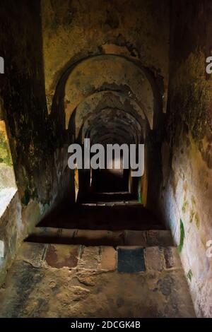 Talatal Ghar, Talatal Ghar is located in Rangpur, Sivasagar, Assam. Grandest examples of Tai Ahom architecture Stock Photo