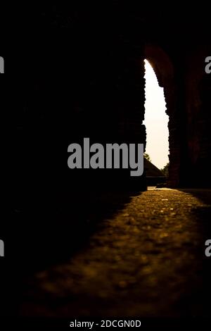 Sunset view at Talatal Ghar in Rangpur, Sivasagar, Assam. Grandest examples of Tai Ahom architecture Stock Photo