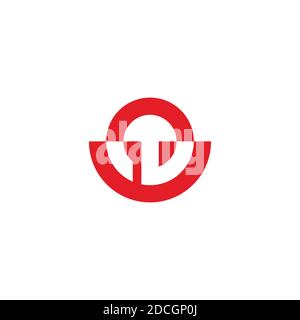 sun power button simple geometric design symbol logo vector Stock Vector