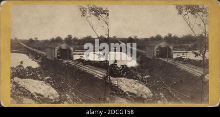 Nichols Bridge, above Greenwich, by Whitney, Beckwith & Paradice Stock ...