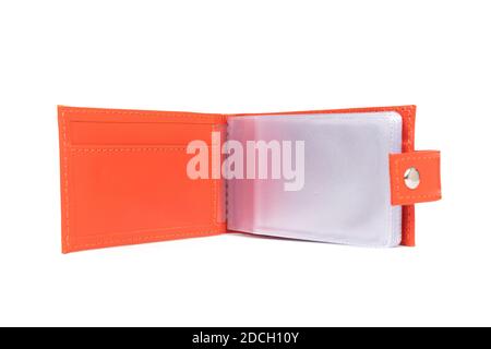 pouch for storing business cards and credit cards Stock Photo