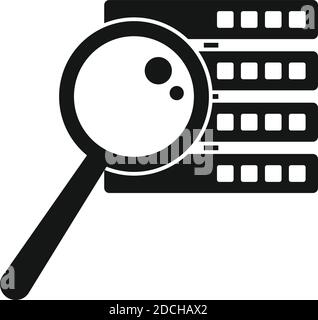 Data center icon in comic style. Clock vector cartoon illustration on ...
