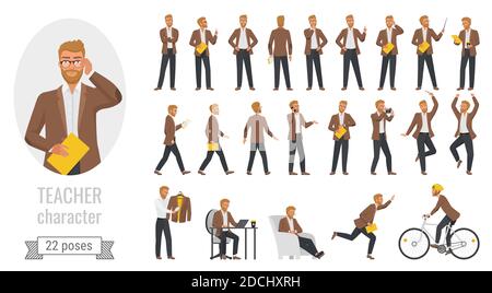 Bee Cartoon Character with 10 Poses, Vectors | GraphicRiver