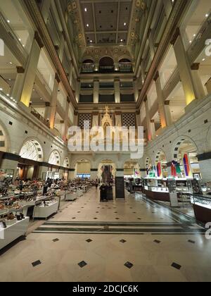 Interior image of Macy's in Philadelphia. Stock Photo