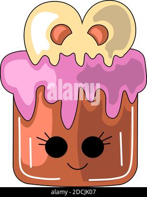 It can be used for icons, web, postcards, decor, pacaging, prints for things, covers for notebooks, decoration of boxes for toys, sticker, backpack Stock Vector