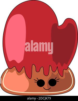It can be used for icons, web, postcards, decor, pacaging, prints for things, covers for notebooks, decoration of boxes for toys, sticker, backpack, i Stock Vector